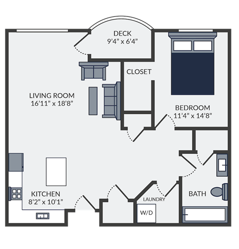 a floor plan of a home